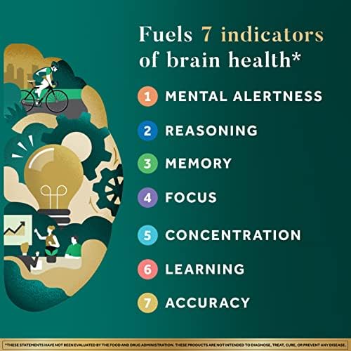 Neuriva Ultra Decaf – 60 caps, nootropic for memory, focus & alertness. With Neurofactor, Cognivive, PS, B6 & B12