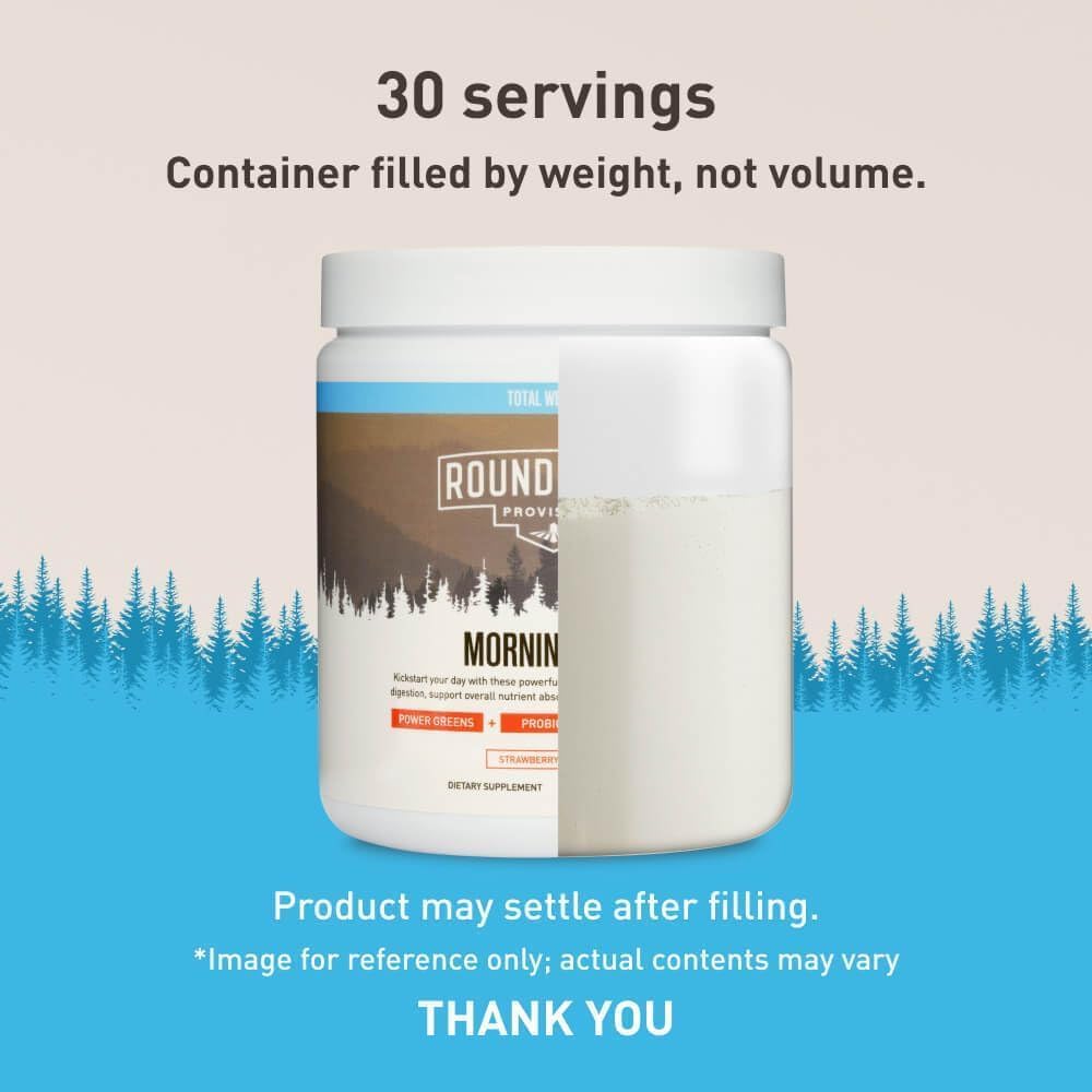 Morning Kick by Chuck Norris – Greens superfood powder, 30 servings (Strawberry Lemonade). With Ashwagandha, Collagen & Probiotics to support energy & wellness