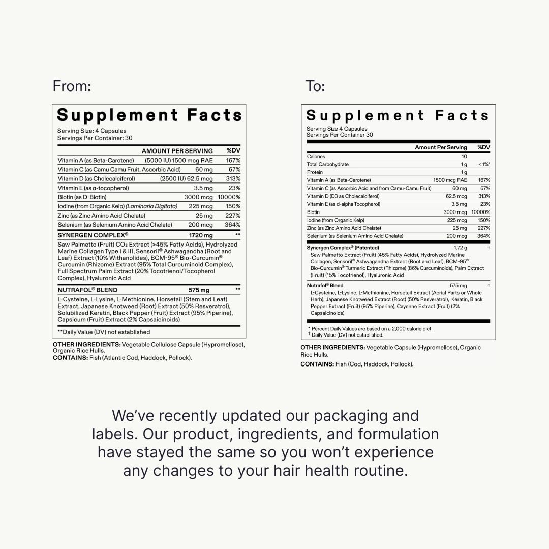 Nutrafol Men Hair Growth – 120 caps (1-month supply). Supports thicker, stronger hair with 4 capsules daily. Clinically proven formula