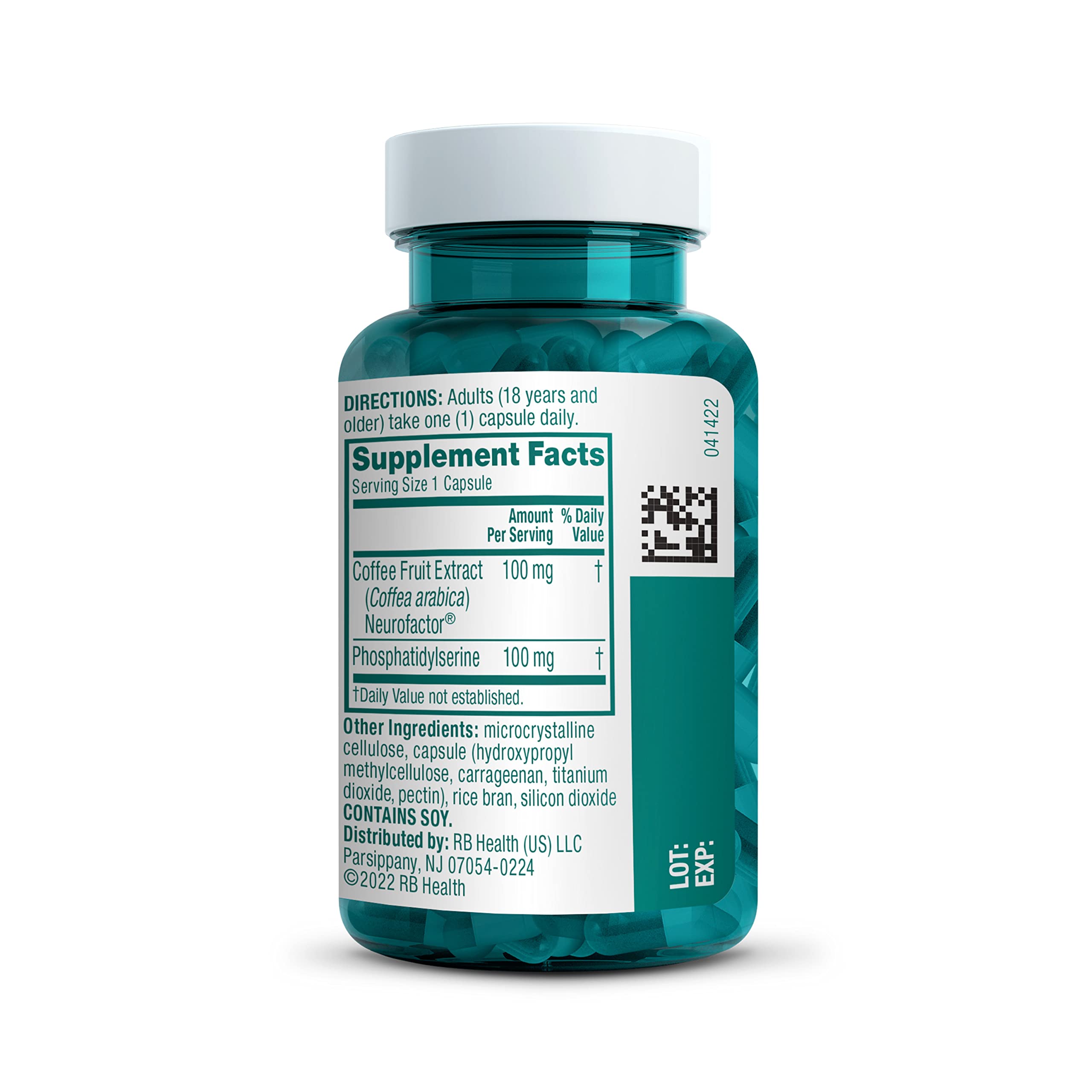 Neuriva Original Decaf – 28 caps, nootropic for memory, focus & concentration. With NeuroFactor & Phosphatidylserine