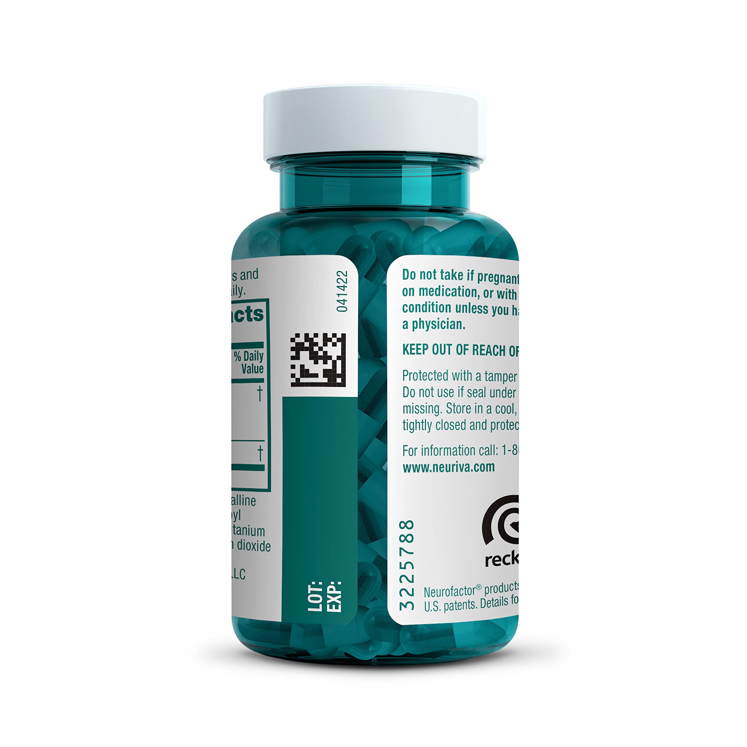 Neuriva Original Decaf – 28 caps, nootropic for memory, focus & concentration. With NeuroFactor & Phosphatidylserine