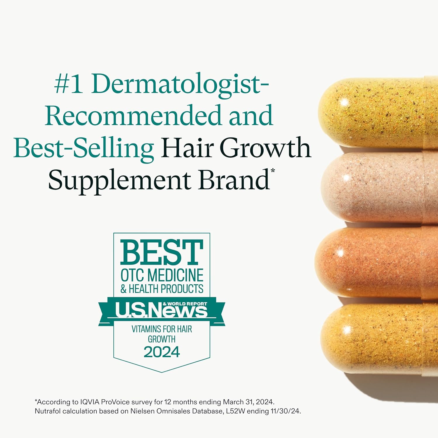 Nutrafol Women’s Balance – 1-month supply. For women 45+, supports thicker hair & scalp coverage. Clinically proven & dermatologist recommended